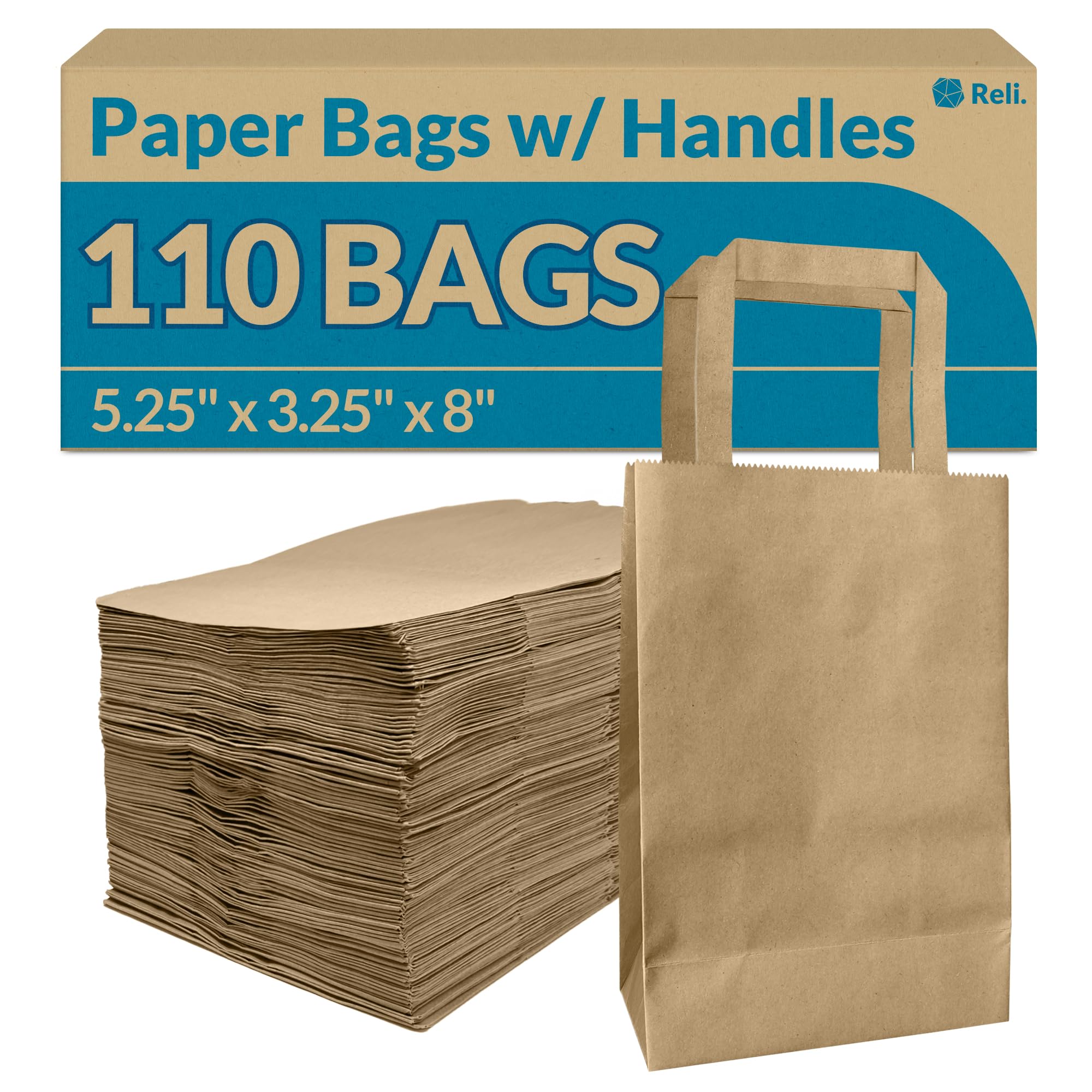 Kraft Take-Out Bag with Handles by Ross and Wallace