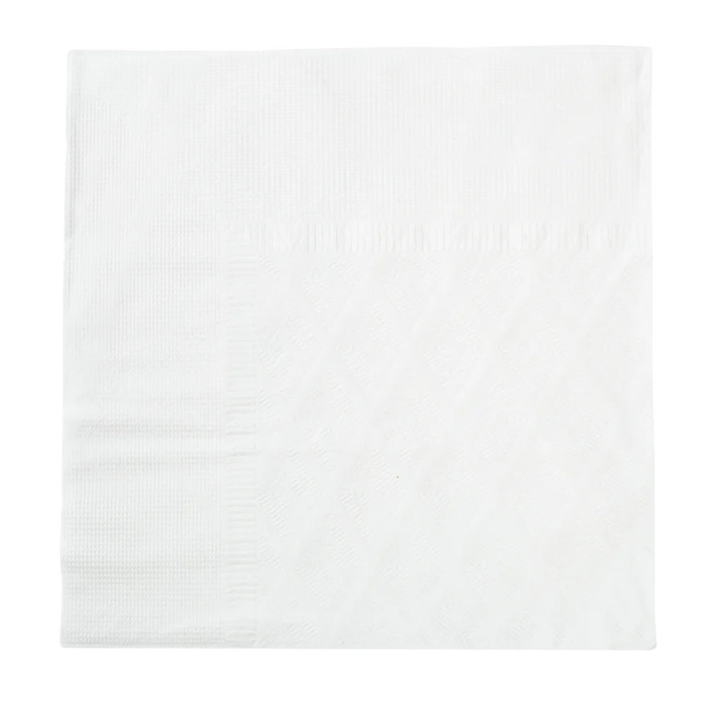 1/4-Fold White Dinner Napkin by ACR