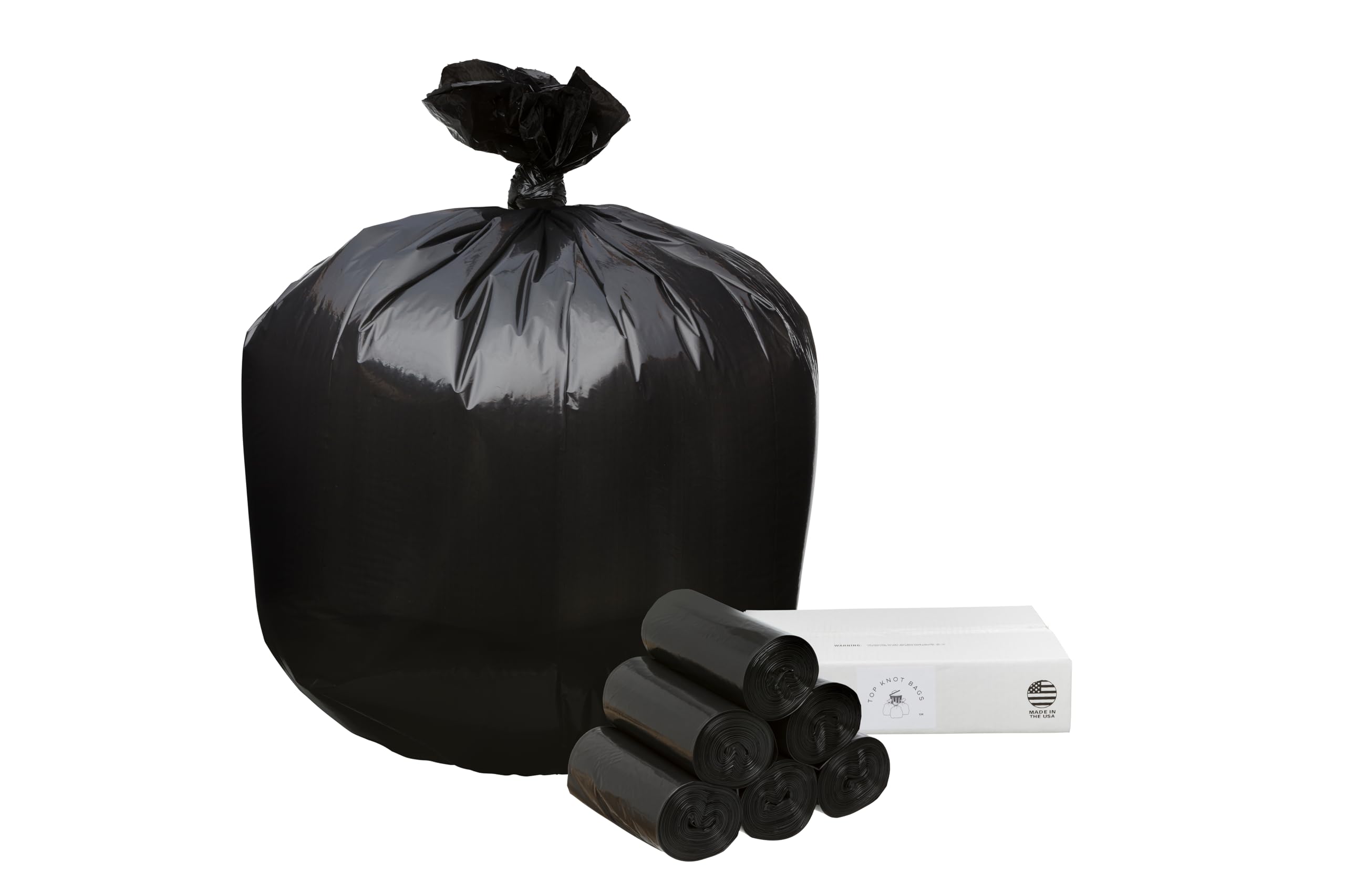 33 Gal Trash Liner 0.9 mil Black by Colonial Bag