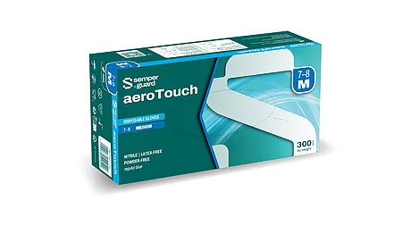 AeroTouch Powder-Free Nitrile Glove by Sempermed